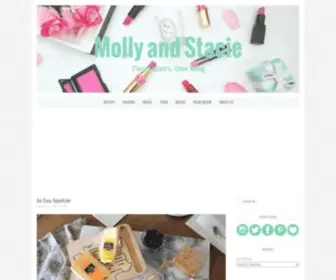 Mollyandstacie.com(A Fashion and Beauty Blog) Screenshot