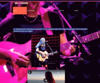 Mollybergmanmusic.com(California) Screenshot