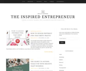 Mollyelmore.com(The Inspired Entrepreneur) Screenshot