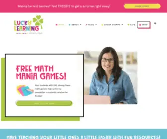 Mollylynch.com(Lucky Learning with Molly Lynch) Screenshot