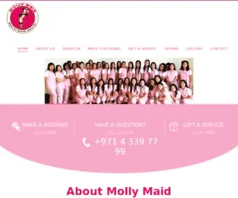 Mollymaidme.com(Molly Maid) Screenshot