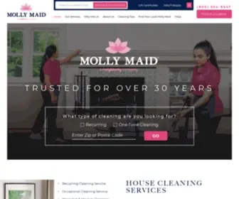 Mollymaid.net(Molly Maid) Screenshot