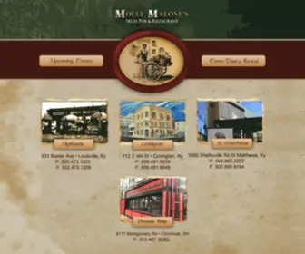 Mollymalonesirishpub.com(Molly Malone's Irish Pub and Restaurant) Screenshot