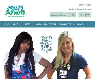 Mollysaprons.com(Molly's Aprons) Screenshot