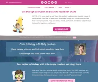 Mollysastrology.com(Beginner and Intermediate) Screenshot