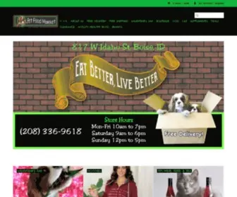 Mollyshealthypfm.com(Molly's Healthy Pet Food Market) Screenshot