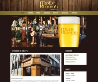 Mollyslondon.com(Irish Pub & Patio) Screenshot