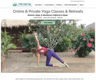 Mollyvogelyoga.com(Online Yoga Videos) Screenshot