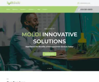 Moloiis.co.za(Moloi Innovative Solutions) Screenshot