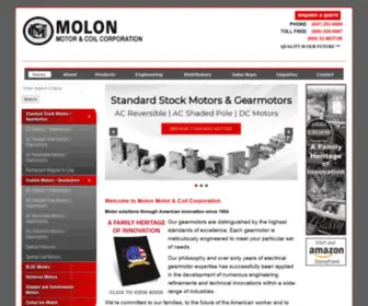 Molon.com(Motors & Gearmotors) Screenshot