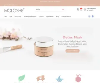 Moloshe.com(Buy Women Beauty Products Online in India @ Best Price) Screenshot