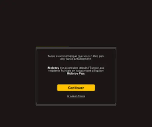 Molotov.tv(L'installation de l'application Molotov est disponible sur tous vos appareils) Screenshot