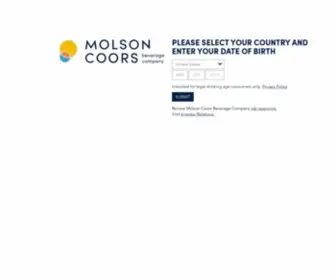 Molsoncoors.com(Molson Coors) Screenshot