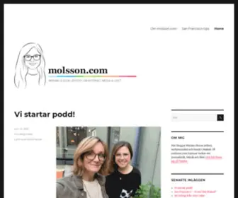 Molsson.com(Miriam Olsson Jeffery om internet) Screenshot