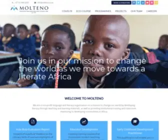 Molteno.co.za(Molteno Institute for Language and Literacy) Screenshot