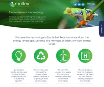 Moltexenergy.com(Moltex Energy) Screenshot