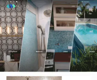 Moltiles.com(Porcelain, Glass Mosaic & Ceramic Tile For Flooring, Walls, Pools & More) Screenshot