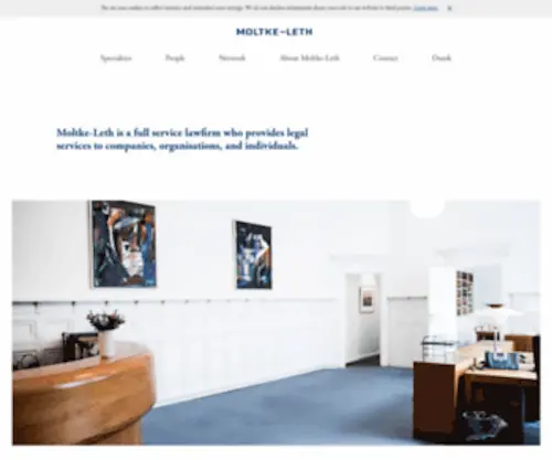 Moltke-Leth.dk(København) Screenshot
