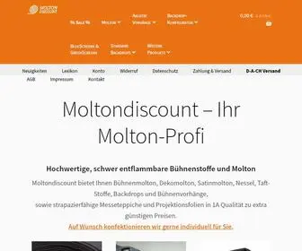 Moltondiscount.de(Ihr Molton) Screenshot