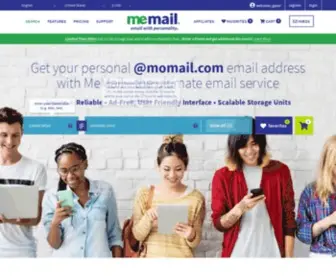 Momail.com(Mobile email) Screenshot