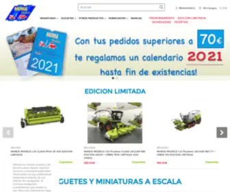 Momamini.com(Juguetes y miniaturas online Momamodels) Screenshot