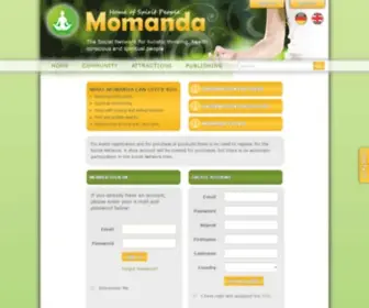 Momanda.com(Home of Spirit People) Screenshot