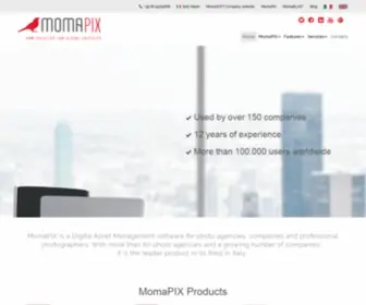 Momapix.com(Digital Asset Management Software) Screenshot