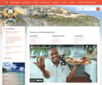 Mombasa.go.ke(Utangamano Kwa Maendeleo) Screenshot