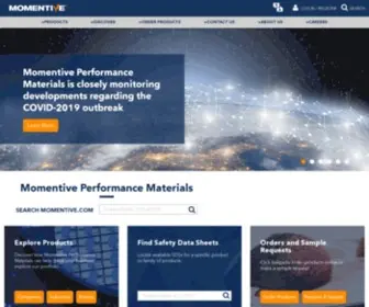 Momentive.com(Momentive Performance Materials) Screenshot