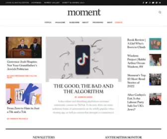 Momentmag.com(Moment Magazine) Screenshot