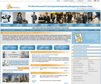 Momentohs.com(The Most Advanced & Truly Integrated Hospitality Software) Screenshot