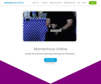 Momentousonline.org(Pending Domain) Screenshot