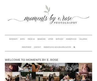 Momentsbyerose.com(Moments By E) Screenshot