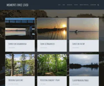 Momentsoncelived.ca(While kayaking is an adventure) Screenshot