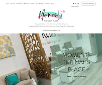 Momentsthenailsplace.com(Moments The Nails Place) Screenshot