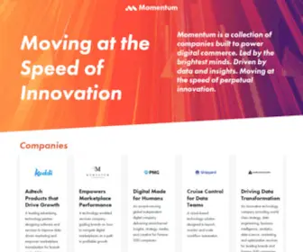 Momentum.com(Moving at the Speed of Innovation) Screenshot