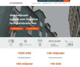 Momentum.se(Fastighetssystem) Screenshot