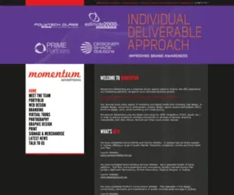 Momentumadvertising.com.au(Website Design Sydney) Screenshot