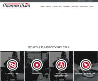 Momentumbdc.com(Momentum Business Development Consulting) Screenshot