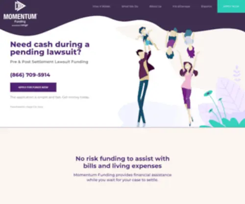 Momentumfunding.com(Momentumfunding) Screenshot