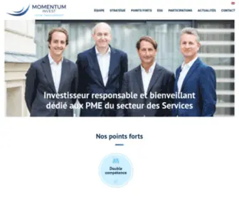 Momentuminvest.fr(Momentum Invest) Screenshot