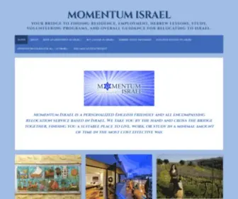 Momentumisrael.com(Your bridge to finding residence) Screenshot