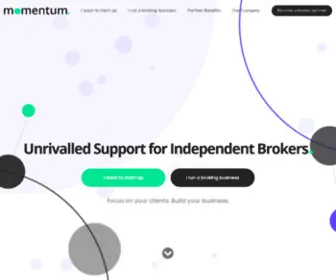 Momentumsolutions.co.uk(Momentum Broker Network) Screenshot