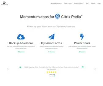 Momentumtools.io(Podio Backup) Screenshot