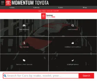 Momentumtoyota.com(Momentumtoyota) Screenshot