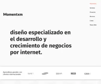 MomentXM.com(Agencia de marketing digital en Cd Juárez) Screenshot