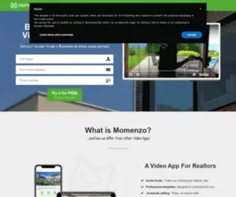 Momenzo.com(The Real Estate Video App) Screenshot