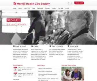 Momiji.on.ca(Momiji Health Care Society) Screenshot