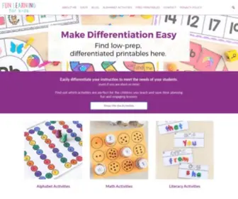Mominspiredlife.com(Fun Learning for Kids) Screenshot