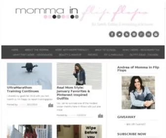 Mommainflipflops.com(Momma in flip flops) Screenshot